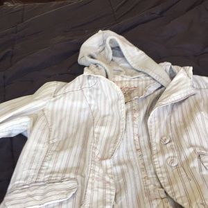 Vintage Free People hooded blazer